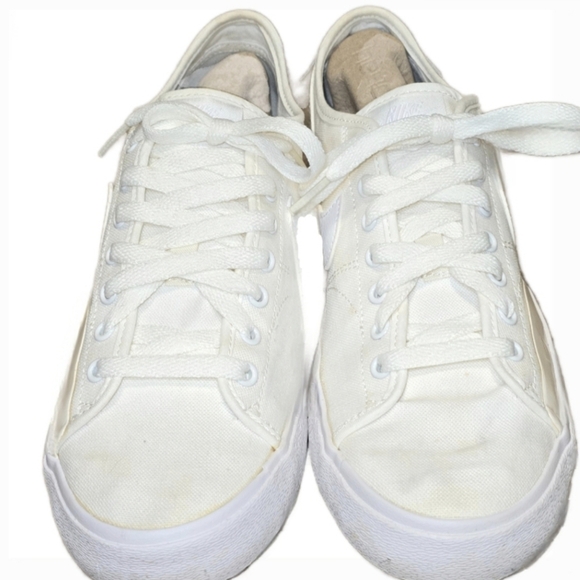 Nike SB Blazer Court Skate Shoes - Sail/White/Sail White - Men's 7/Ladies 8.5 - Picture 3 of 13